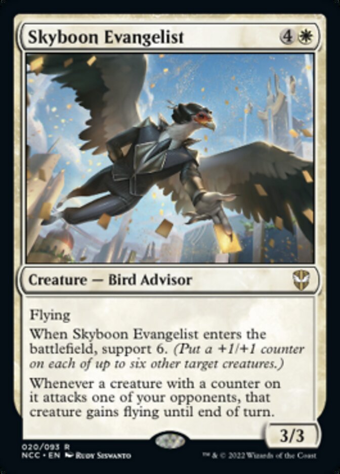 Skyboon Evangelist [Streets of New Capenna Commander] 