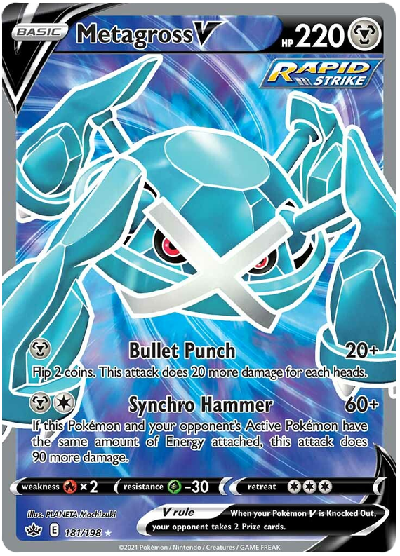Metagross V (181/198) [Sword &amp; Shield: Chilling Reign] 