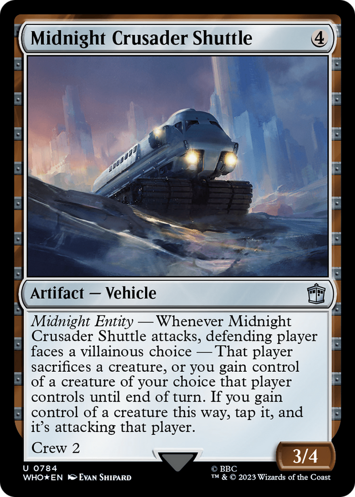 Midnight Crusader Shuttle (Surge Foil) [Doctor Who] 