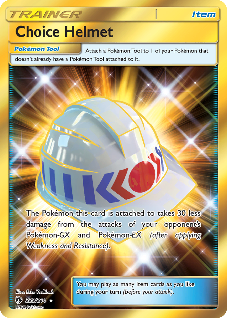 Choice Helmet (229/214) [Sun & Moon: Lost Thunder] 