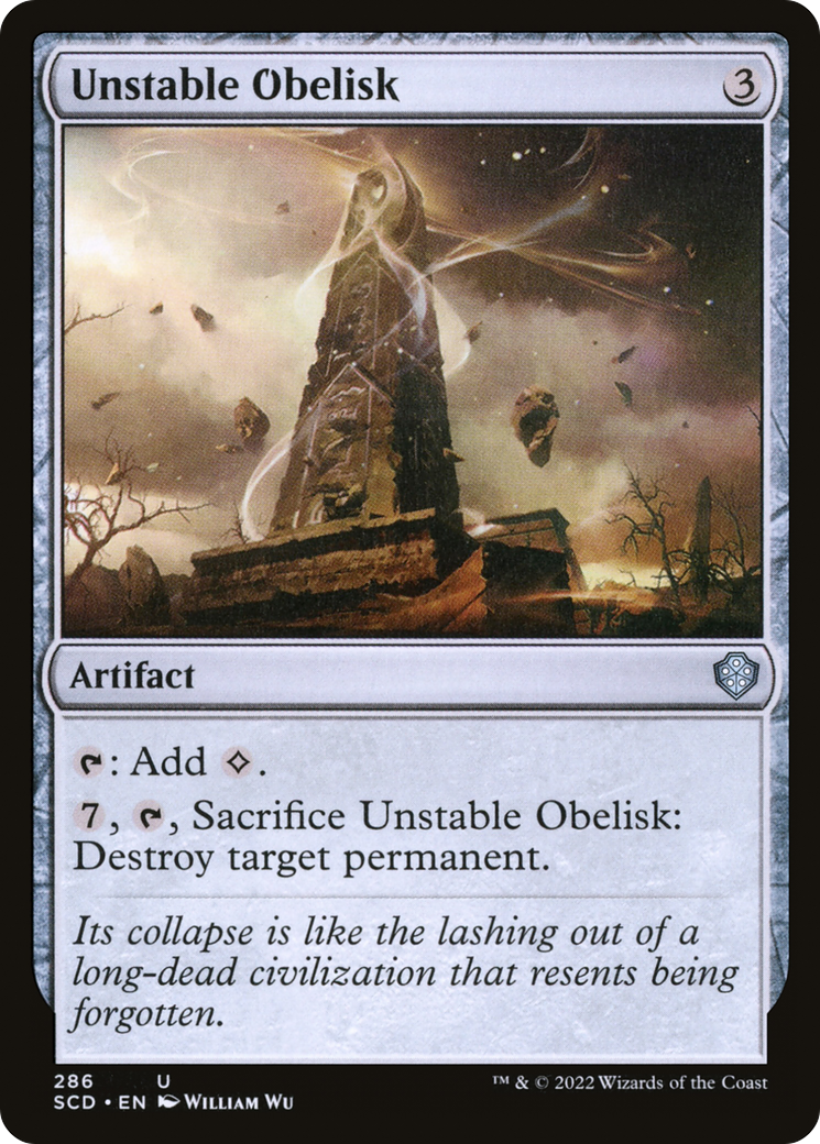 Unstable Obelisk [Starter Commander Decks] 