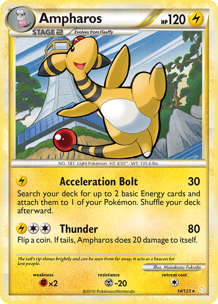 Ampharos (14/123) [HeartGold &amp; SoulSilver: Base Set] 