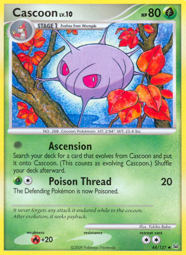 Cascoon (44/127) [Platinum: Base Set]