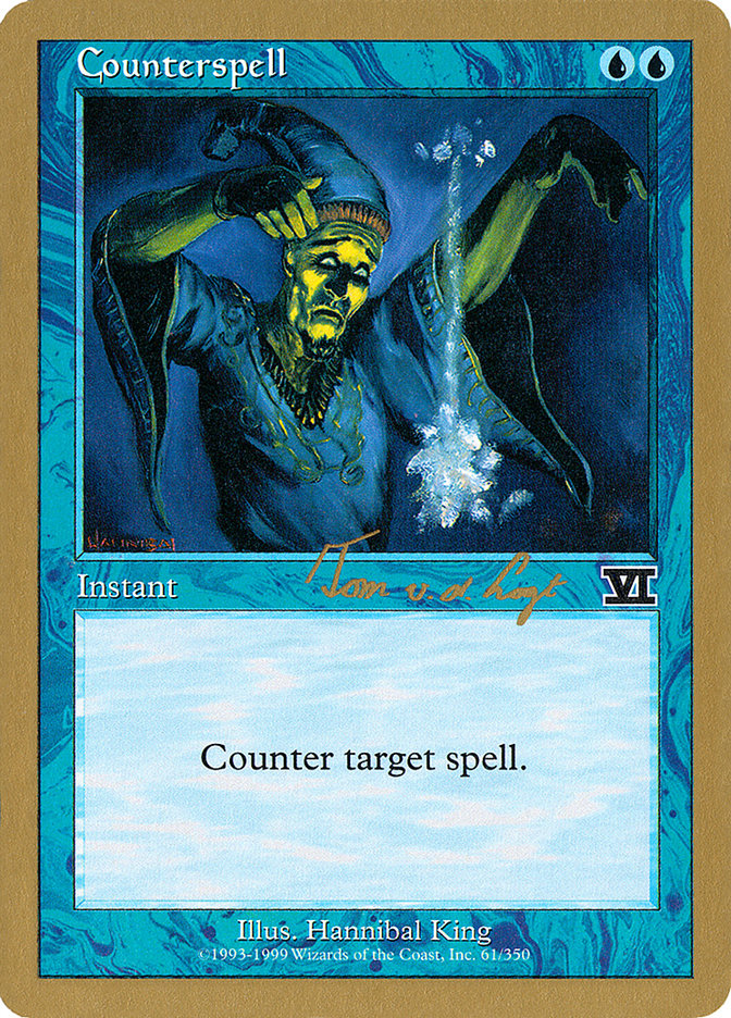 Counterspell (Tom van de Logt) [World Championship Decks 2000] 