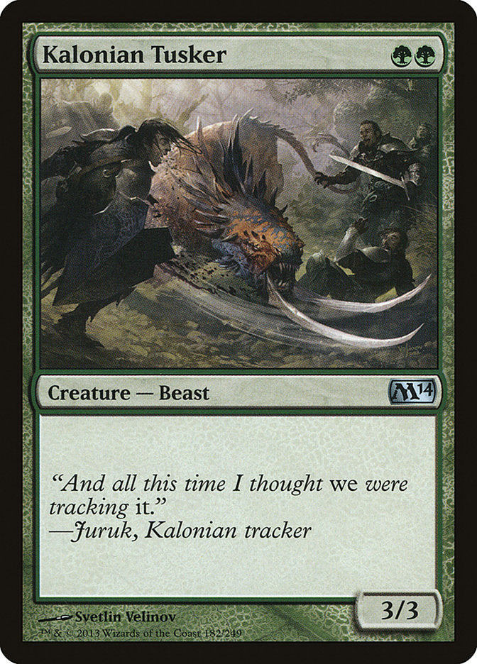 Kalonian Tusker [Magic 2014] 