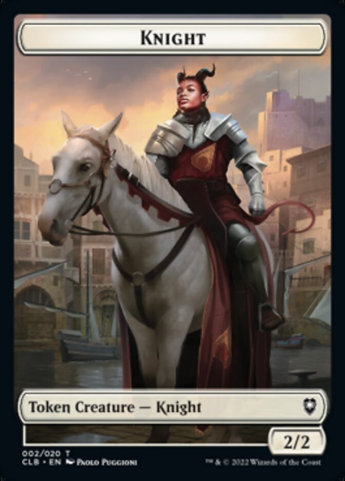 Knight Token [Commander Legends: Battle for Baldur's Gate Tokens] 