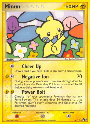 Minun (4/17) [POP Series 3] 