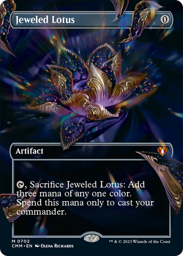 Jeweled Lotus (Borderless Frame Break) [Commander Masters] 