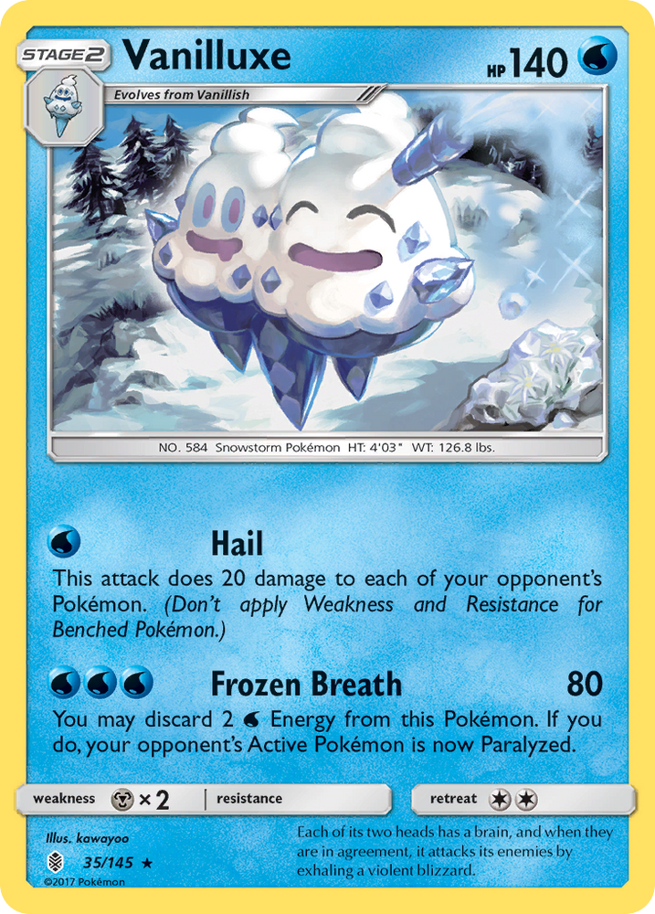 Vanilluxe (35/145) [Sun &amp; Moon: Guardians Rising] 