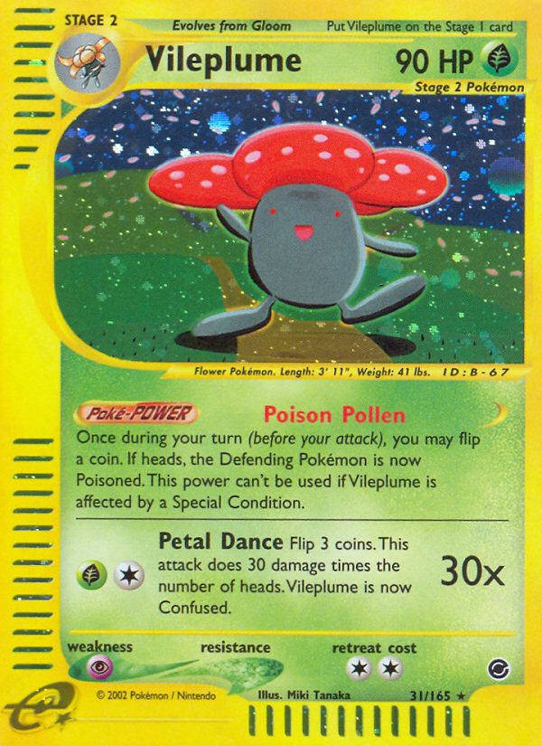 Vileplume (31/165) [Expedition: Base Set] 