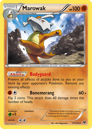 Marowak (37/124) [XY: Fates Collide] 