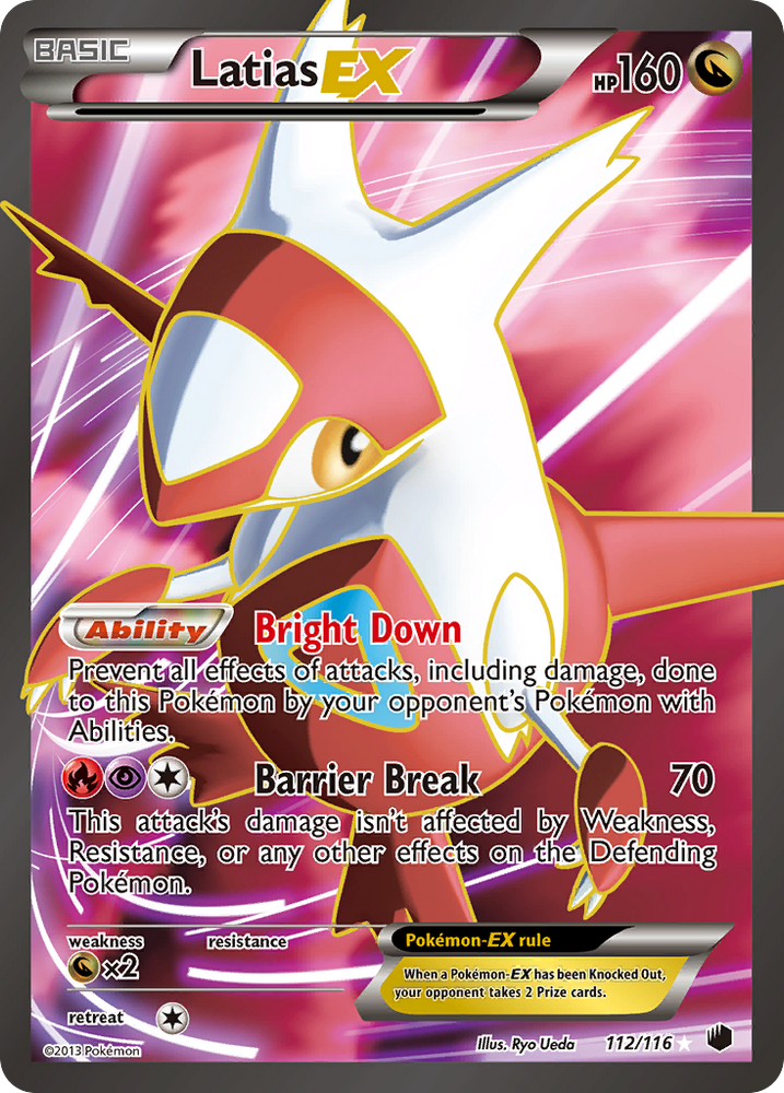 Latias EX (112/116) [Black &amp; White: Plasma Freeze] 