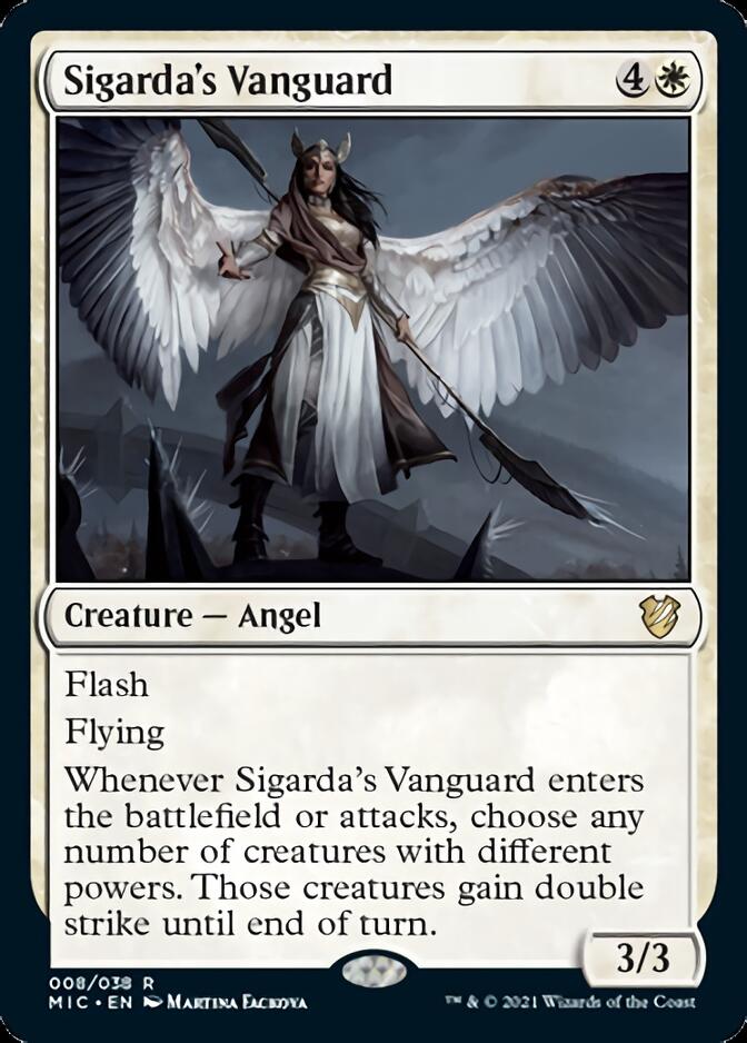 Sigarda's Vanguard [Innistrad: Midnight Hunt Commander] 