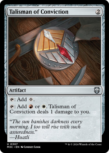 Talisman of Conviction (Ripple Foil) [Modern Horizons 3 Commander] 