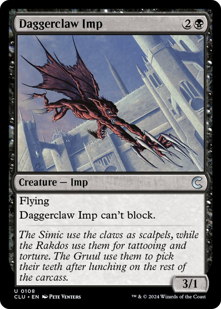 Daggerclaw Imp [Ravnica: Clue Edition] 