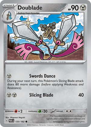 Doublade (133/182) [Scarlet &amp; Violet: Paradox Rift] 