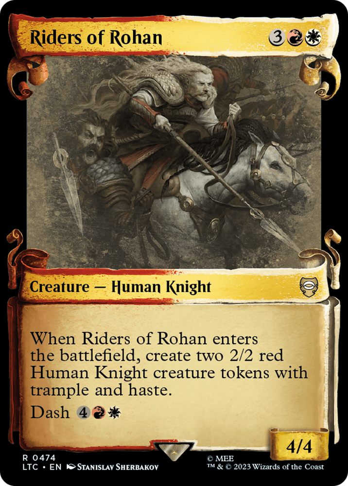 Riders of Rohan [The Lord of the Rings: Tales of Middle-Earth Commander Showcase Scrolls] 