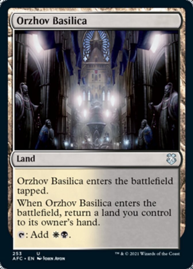 Orzhov Basilica [Dungeons &amp; Dragons: Adventures in the Forgotten Realms Commander] 