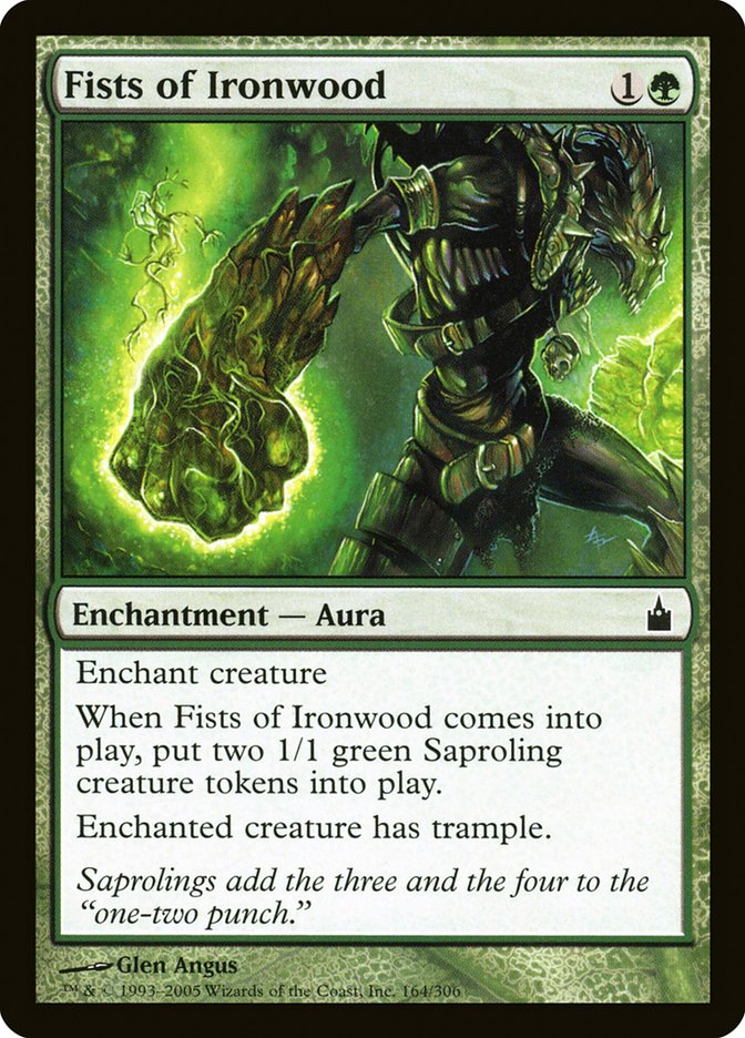 Fists of Ironwood [Ravnica: City of Guilds] 