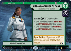 Grand Admiral Sloane - Holding the Empire Together (271) (Hyperspace) (271) [Ashes of the Empire]