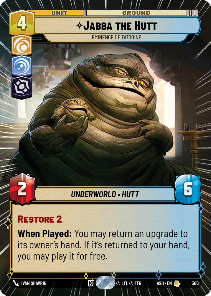 Jabba the Hutt - Eminence of Tatooine (306) (Hyperspace) (306) [Ashes of the Empire]