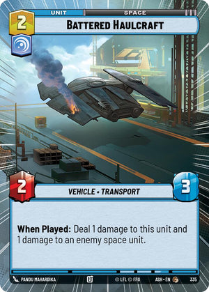 Battered Haulcraft (335) (Hyperspace) (335) [Ashes of the Empire]