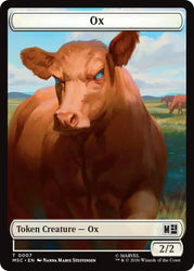 Ox // Vibranium Double-Sided Token [Marvel Super Heroes Commander Tokens]