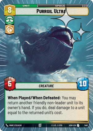 Purrgil Ultra (540) (Hyperspace Foil) (540) [Ashes of the Empire]