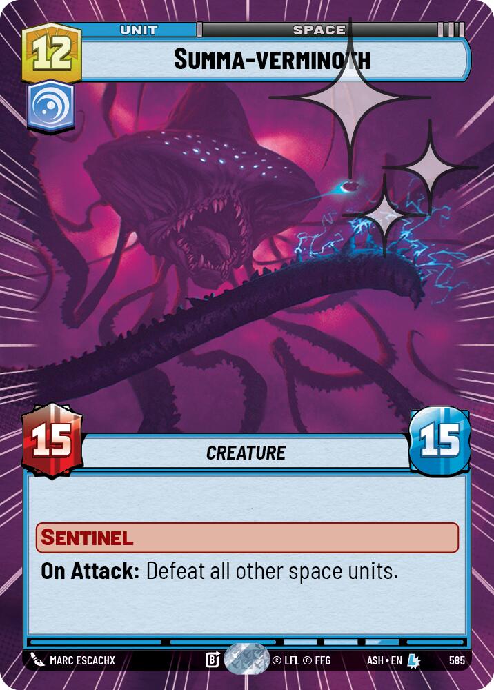 Summa-verminoth (585) (Hyperspace Foil) (585) [Ashes of the Empire]