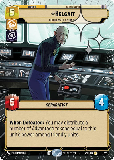 Helgait - Dooku Was a Visionary (697) (Hyperspace Foil) (697) [Ashes of the Empire]