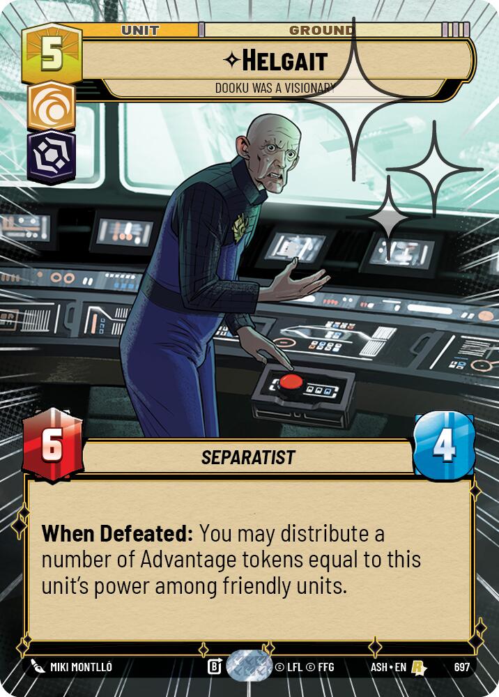 Helgait - Dooku Was a Visionary (697) (Hyperspace Foil) (697) [Ashes of the Empire]