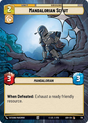 Mandalorian Scout (718) (Hyperspace Foil) (718) [Ashes of the Empire]