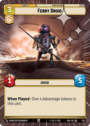 Ferry Droid (720) (Hyperspace Foil) (720) [Ashes of the Empire]