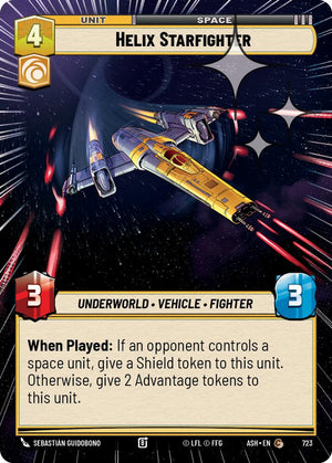 Helix Starfighter (723) (Hyperspace Foil) (723) [Ashes of the Empire]