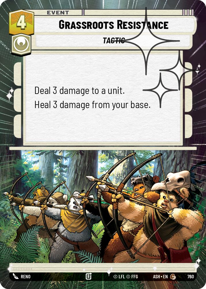 Grassroots Resistance (760) (Hyperspace Foil) (760) [Ashes of the Empire]