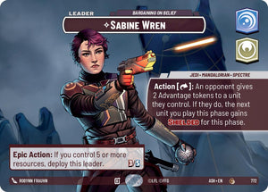 Sabine Wren - Bargaining on Belief (772) (Showcase) (772) [Ashes of the Empire]