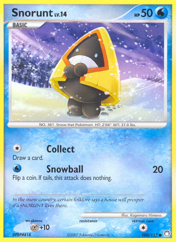 Snorunt (100/123) [Diamond & Pearl: Mysterious Treasures]