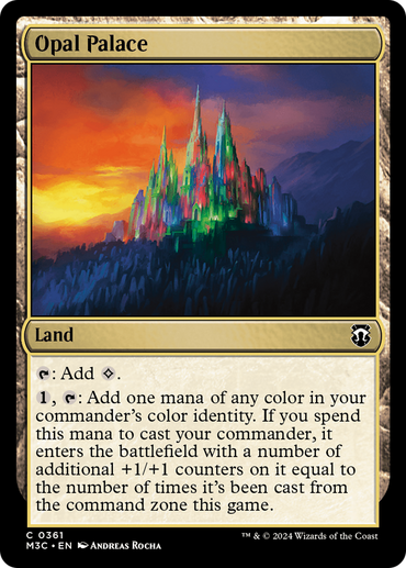 Opal Palace (Ripple Foil) [Modern Horizons 3 Commander] 