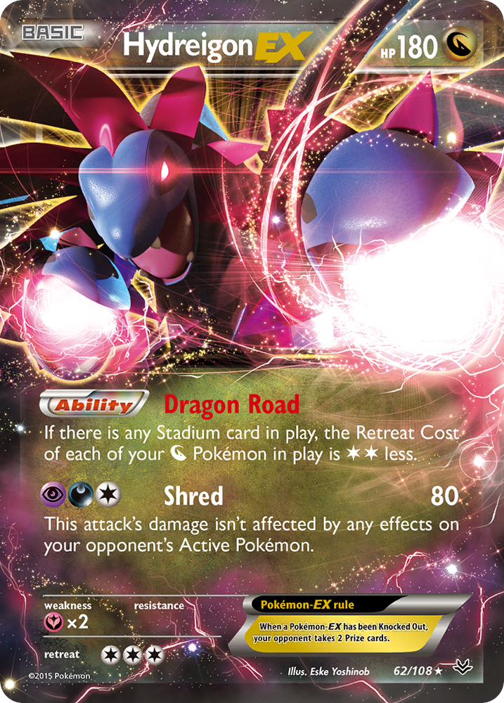 Hydreigon EX (62/108) [XY: Roaring Skies] 