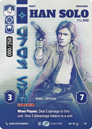 Han Solo - It'll Work (917) (Serialized) (917) [Ashes of the Empire] (072/250)