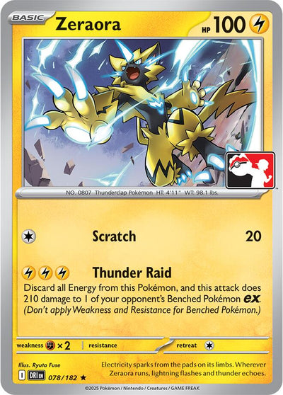 Zeraora (078/182) [Prize Pack Series Nine]