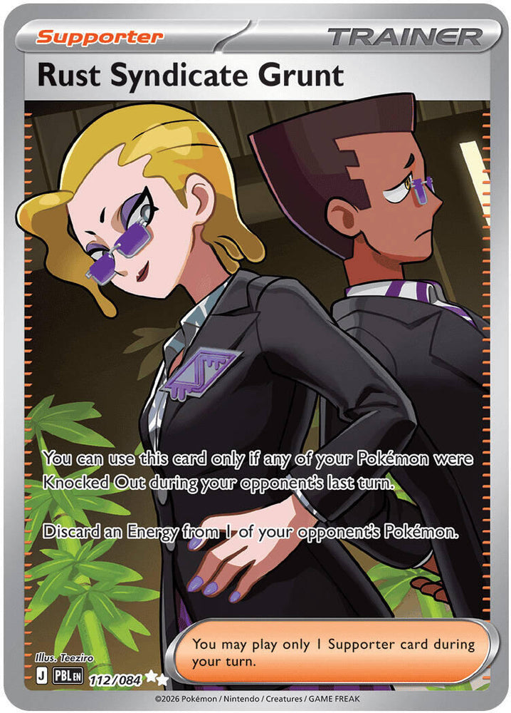 Rust Syndicate Grunt (112/084) [Mega Evolution: Pitch Black]