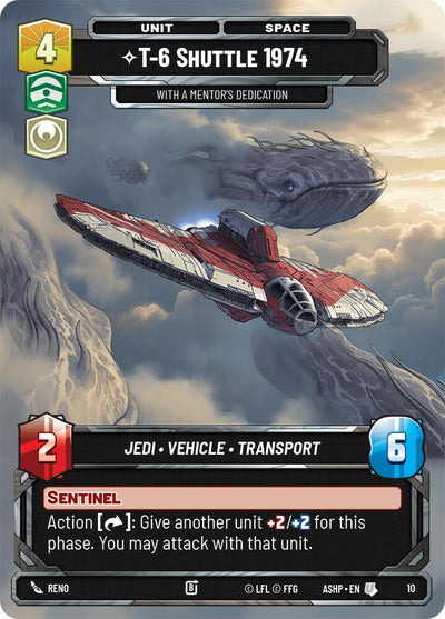 T-6 Shuttle 1974 - With a Mentor's Dedication (10) (10) [Ashes of the Empire Weekly Play Promos]