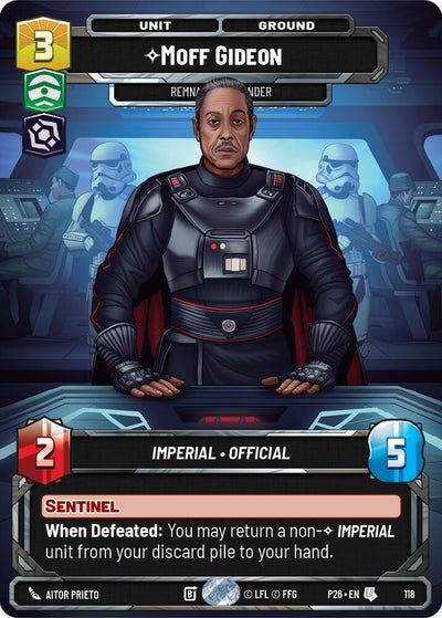 Moff Gideon - Remnant Commander (118) (Participation) (118) [Galactic Championship 2026]