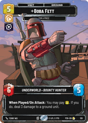 Boba Fett - For a Price (120) (Participation) (120) [Galactic Championship 2026]