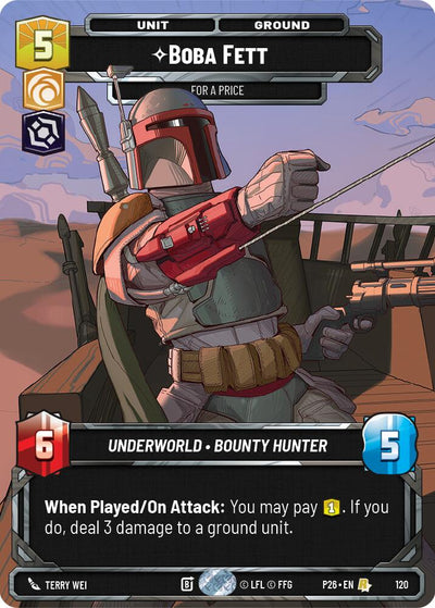 Boba Fett - For a Price (120) (Participation) (120) [Galactic Championship 2026]