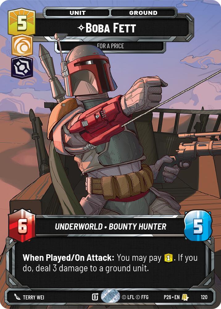 Boba Fett - For a Price (120) (Participation) (120) [Galactic Championship 2026]