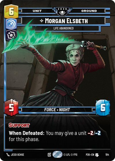 Morgan Elsbeth - Life Abandoned (154) (Prize Wall) (Foil) (154) [Galactic Championship 2026]