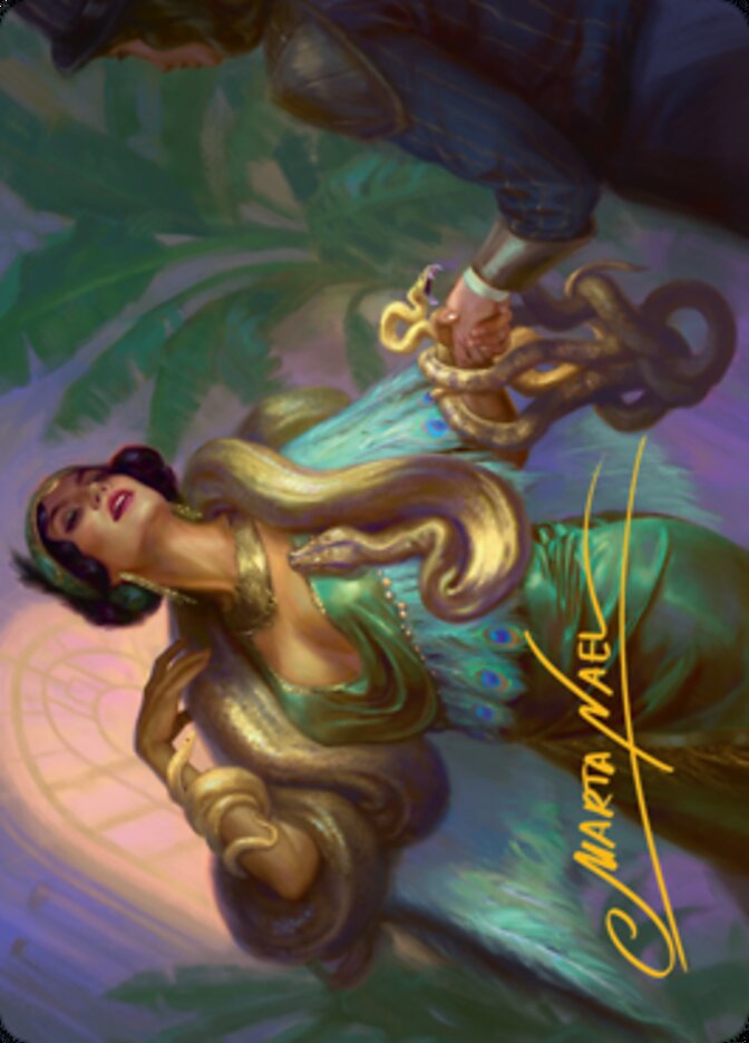 Venom Connoisseur Art Card (Gold-Stamped Signature) [Streets of New Capenna Art Series] 