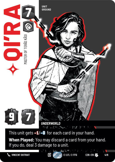 Qi'ra - Master of Teras Kasi (4/6) (4/6) [2026 Convention Exclusive]